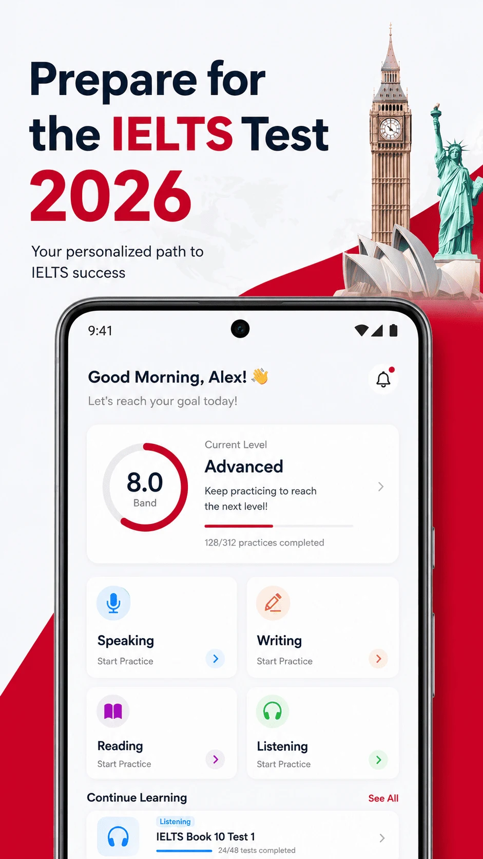 IELTS Prep App - Practice screenshot