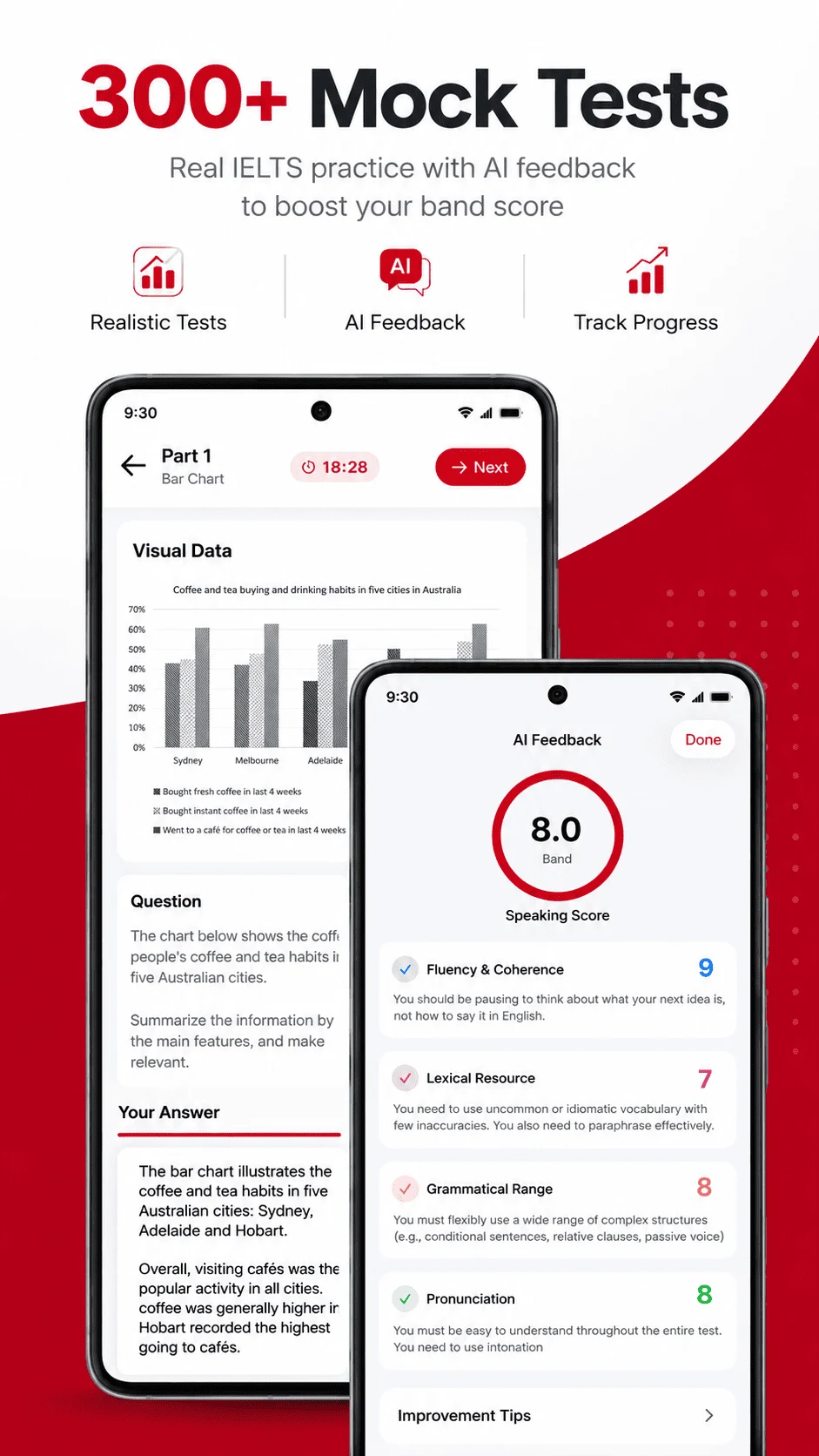 IELTS Prep App - Practice screenshot
